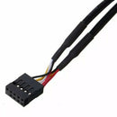 Motherboard Usb 9Pin Header 1 To 4 Splitter Port Multiplier 30Cm Extension  V5H8