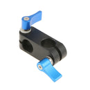 Right Angle Rod Clamp 15mm Rod Adapter 90 Degree Rotate for Video Camera