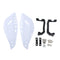 Motorcycle Handguards 22mm Handlebar Protector Motorbike Accessories White