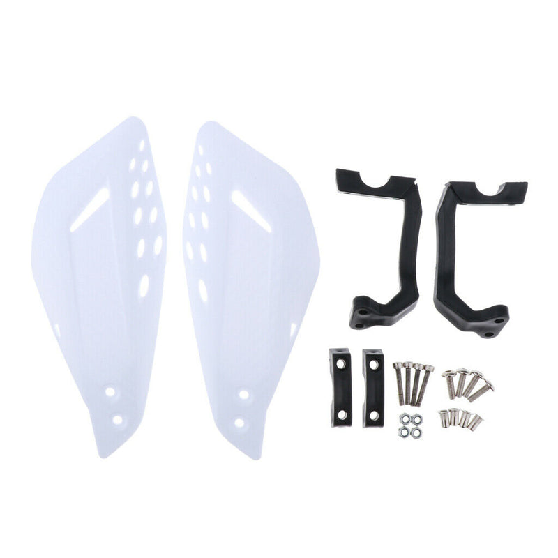 Motorcycle Handguards 22mm Handlebar Protector Motorbike Accessories White