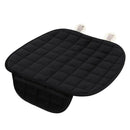 Winter Warm Plush Anti Slip Car Interior Seat Cover Plaid Cushion Protector