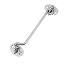 Stainless Steel Thicken Door Window Hook Safety Limit Lock with Base (6in)