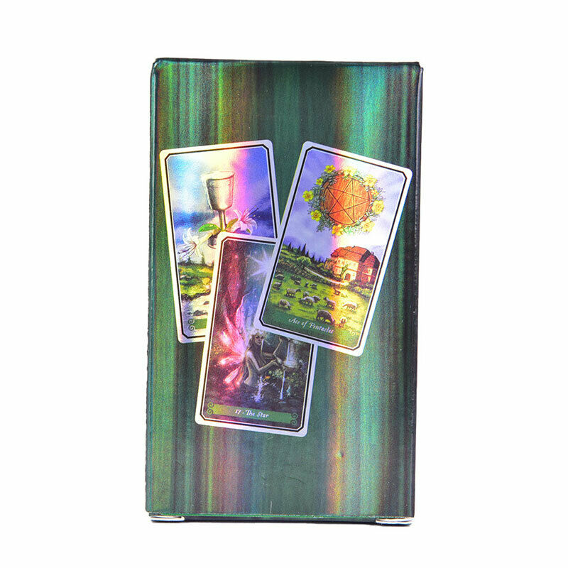 New 78pcs The Green Witch Tarot Cards Deck Party Board Game Oracle Playing C Hn