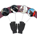 Winter Warm Beanie Hat + Scarf + Touch Screen Gloves, Unisex Thermal Winter A9P5