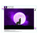 Wolf 5D Diamond Painting Embroidery DIY Cross Stitch Craft Needlework Gifts