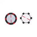 Premium Two-Sided Poker Chip Golf Ball Markers Putt Position Symbol