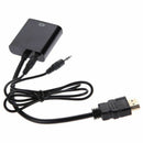 1080P Micro-HDMI/Mini HDMI/HDMI to VGA Converter Adapter With Audio Video C