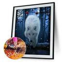 Walking Wolf DIY Diamond Painting Cross Stitch Kit Embroidery Home Decor