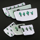 Canvas students' school bag box pencil case wallet wallet cosmetic bag cact