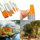 6Pcs/Kit Art Painting Brushes Acrylic Oil Watercolor Artist Paint Brush Dulcet~