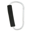 6x Durable Aluminum Carabiner D Ring Snap Hook Keychain Keyring Cushion Grip