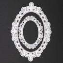 2pcs Oval Cutting Dies Album Decor Scrapbooking DIY Template Lace Card Carft New