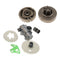 2 Sets Oil Pump Gasket Worm Gear Spur Wheel Fits for Stihl 038 048 380 381 Lawn
