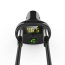 Bluetooth FM Transmitter Quick Charger 3.0 Car MP3 Audio Music Player Dual  Z6L2