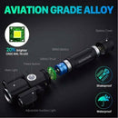 Cycling Bike Front Light LED Headlight USB Rechargeable 5 Modes Torch Tail Light