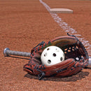 6-Pack Of 9-Inch Softballsâ€“Perforated Practice Balls For Sports Training &