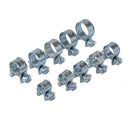 60Pcs Hose Clamps Assortment Kit - 304 Stainless Steel Adjustable Fuel Line