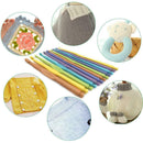 12Pcs Crochet Hook Soft Grip Set Handles Knitting Needles Multi-Colour H2W1