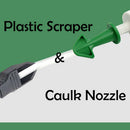 18Pcs caulking agent, caulking agent nozzle kit, sealant coating agent tool
