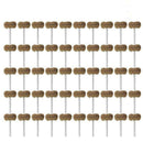 25 mm Brown 120 Grit Abrasive Buffing Polishing Wheels Burr For Proxxon Rot V5V6