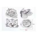 Silicone Flower Stamp+Metal Cutting Dies Stencil Frame Craft Scrapbook