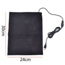 5V Carbon Fiber Heater USB Heated mat Jacket Heated Pads Winter Warmer Heater ME