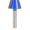 3Pcs Chamfer & Bevel Edging Router Bit Top Beading Cutter - 1/4" Shank