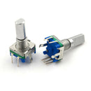 3Pcs/set 6mm D Shaft 18 Position 360 Degree Rotary Encoder w Push Button Z