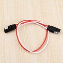 1.25ft 2-Pin SAE Plug Trailer Light Wiring Harness Extension Cable Connector Kit