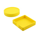 Silicone Drink Coaster Placemats Table Mats Cup Tray Kitchen Supplies Yellow