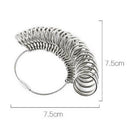 Ring Stick A-Z Imperial Circle Finger Sizing Gauge Measuring Equipment