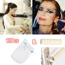 10Set Full Goggle Clear Glasses Frame Face Cover Visor Protective Cap Anti Dust