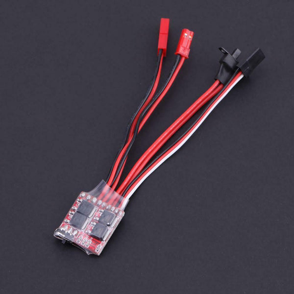 Synthetic 30A Mini Brushed ESC Brush Electronic Speed Controller for RC Car A#S