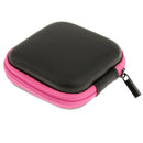 Mini Box Case Storage Bag Pouch for Earphone Headphone Earbuds Pink