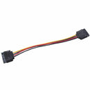 PC SATA 15 Pin Male to Female HDD Power Cable Converter Adapter H5F4