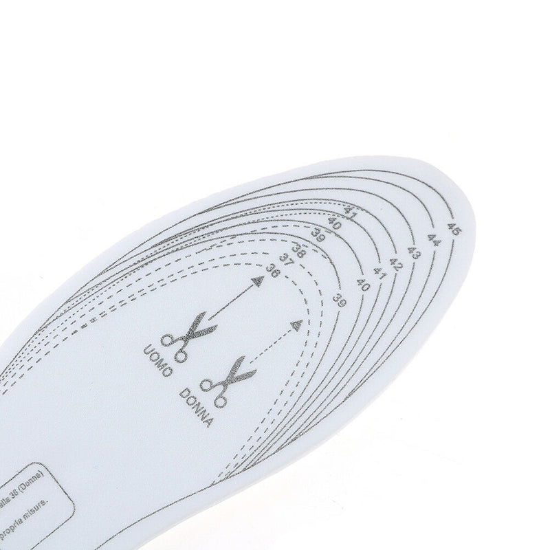 1Pair Useful Breathable Insoles Pad Free Size High Memory Foam Massage Insoles Z