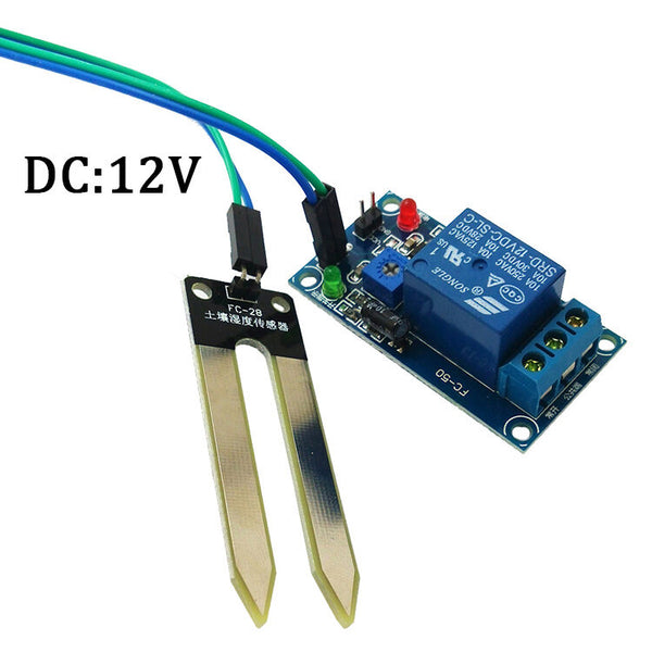 DC 12V Soil Moisture Sensor Control Controller Relay Module Automatic Waterin Gw