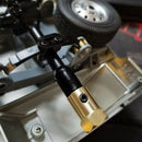 4xMetal Brass 5mm to 12mm Wheel Hub Extension Adapter Coupler for WPL D12 RC Car