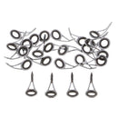 75x Sea Pole Fishing Casting Rod Guides Parts Line Rings DIY Rod Repair Kits
