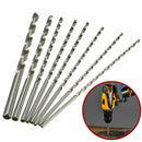 4-10mm Extra Long 200mm HSS Twist Drill Straigth Shank Auger Drilling Bit T