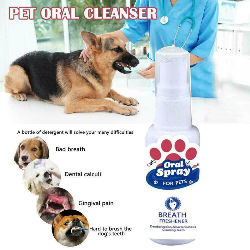 Pet Dog Puppy Breath Freshener Mouth Oral SprayFresh Care New Breathing Den C4W6