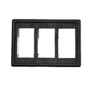 3 Gang Marine Boat Rocker Switch Clip Panel Patrol Holder Housing Black
