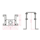 RC Aircraft /Ship Motor Accessories Metal Bracket Holder Adjustable 50-110mm
