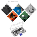Eyelet Set Grommet Kit +100 eyelets For DIY Kydex Huning Sheath Stable Nice A1U5