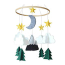 Boys/Girls Baby Crib Mobile Woodland Night Nursery Mobile Decoration Felt