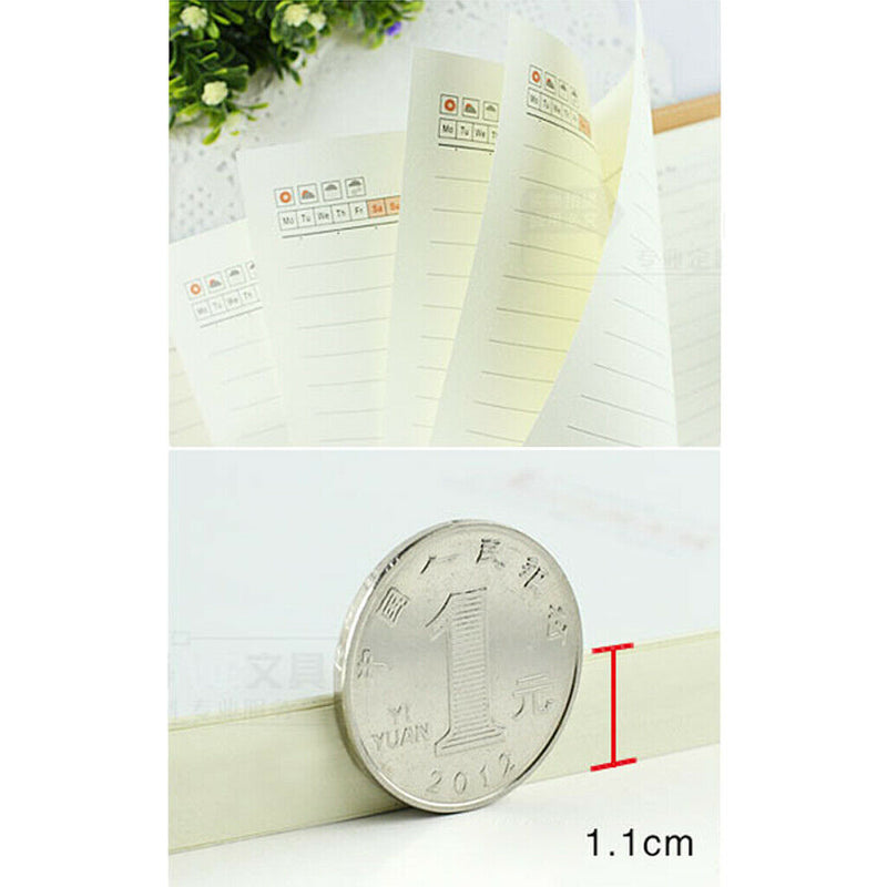 80 Sheets A6 Notebook Inserts Binder/Planner Blank Craft Paper Bullet Journaling