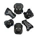 Safe Outdoor Skating Protective Knee Hand Elbow Guard Sets S Black and Blue