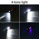 USB Rechargeable Magnetic LED Flashlight Work Light COB Inspection Lamp