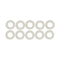 10pcs Cotton Felt Mats Trumpet Key Pad for Trumpet Trombone Repair Accessor
