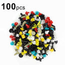 100pcs/set Universal Mixed Car Various Plastic Rivet Fastener Door Push Pin  Z